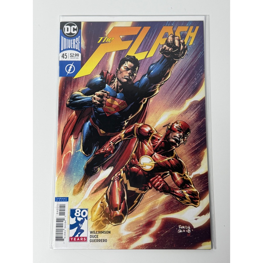 The Flash 45 DC Comics 2018 David Finch Variant Cover Superman Team-Up Rebirth